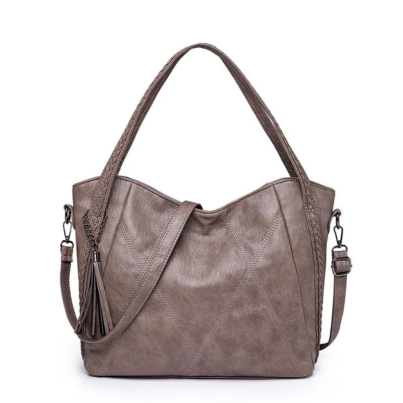 Female Handbag Large Capacity Shoulder Bags Big Stylsih Tote Bag Ladies Soft Leather Hobos Messenger Bags Women Shopper Bag
