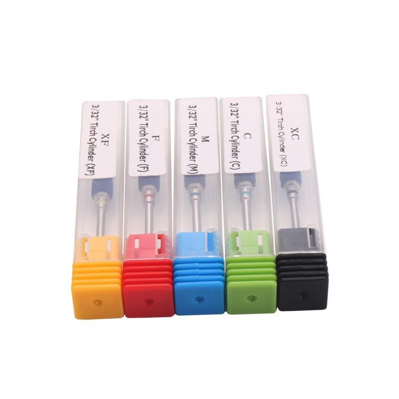 Universal Electric Nail Drill with Ceramic Blue Flame Corn Kernel Bit