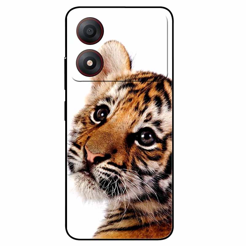 Pour ZTE Blade A34 4G Coque Anti-choc TPU Silicone Souple Housse de Téléphone pour ZTE Blade A 34 Funda Peinte pour BladeA34 Capa de Luxe