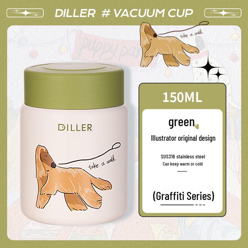 Dilabear 316 Stainless Steel Insulated Thermos