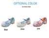 Girls' Elsa Princess Crystal High Heels - Spring/Autumn Fashion Shoes for Little Girls
