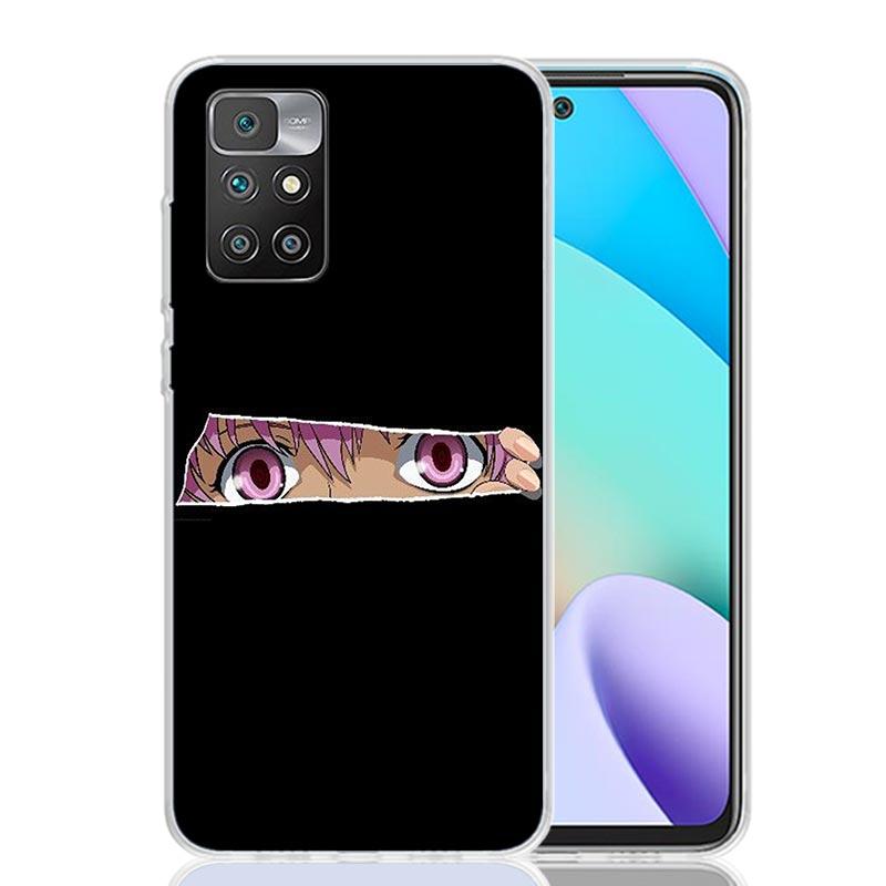 Mirai Nikki Gasai Yuno Anime Phone Case For Xiaomi Redmi 12C 13C 14C 12 13 10 10A 10C 9 9A 9C 9T 8 8A 7 7A 6 6A K70 K60 K40 K20