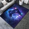 3D Controller Pattern Gaming Rugs for Gamers Vibrant Gaming Carpets and Mats for Home Decor Ideal for Living Rooms and Bedrooms