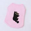 Halloween Pet Vest Cute Black Cat Cartoon Print Sleeveless Shirt Soft Breathable Costume For Kitten Puppy Party Daily Outfit