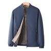 Men's Autumn Business Casual Stand Collar Jacket - Versatile Lightweight Jacket for Middle-aged and Elderly.