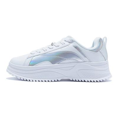 Li Ning Comfortabele Sport Casual Schoenen Dames Sneakers Wit AGCR338-3