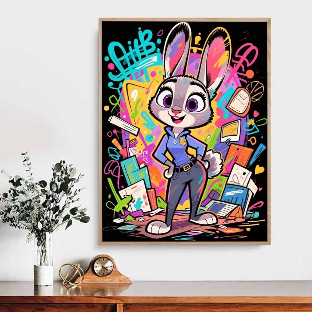 DIY Diamond Painting Judy Cross Stitch Kit Mosaic Art Diamond Painting Full Circle Diamond Home Decoration