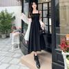 2026 Women's Plus Size Slimming Fairy Camisole Slip Dress with Pleated Hem for Summer