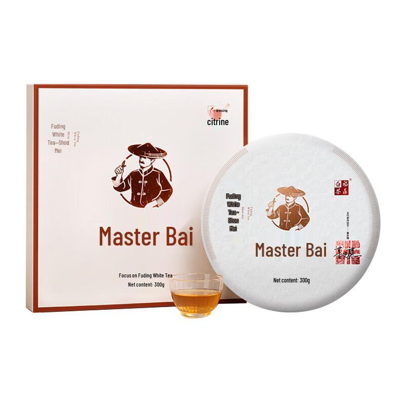 Baimaster 2016 Fuding Shoumei Aged White Tea Cake 300g