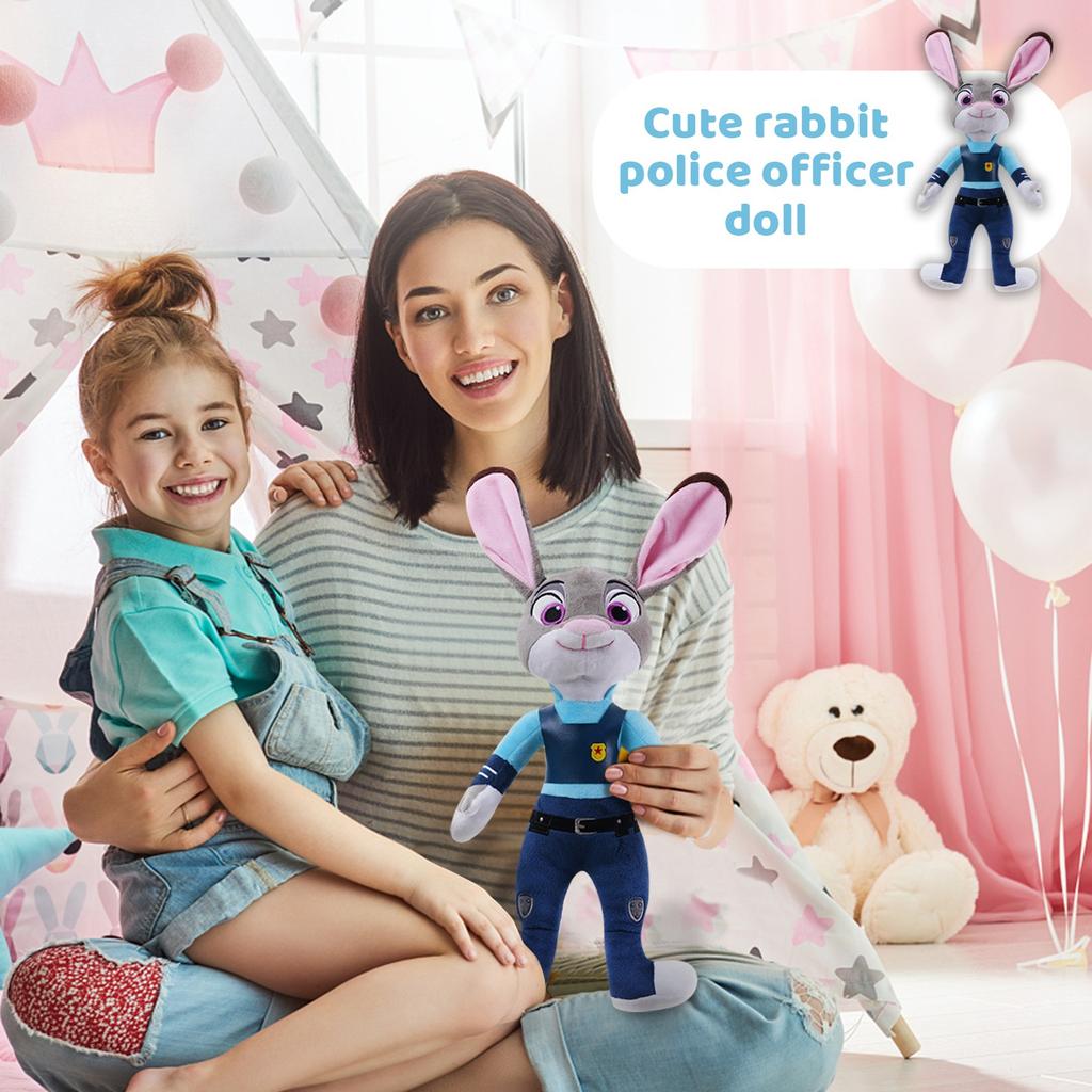 Dětská hadrová panenka roztomilá plyšová panenka jako dárek v kresleném stylu