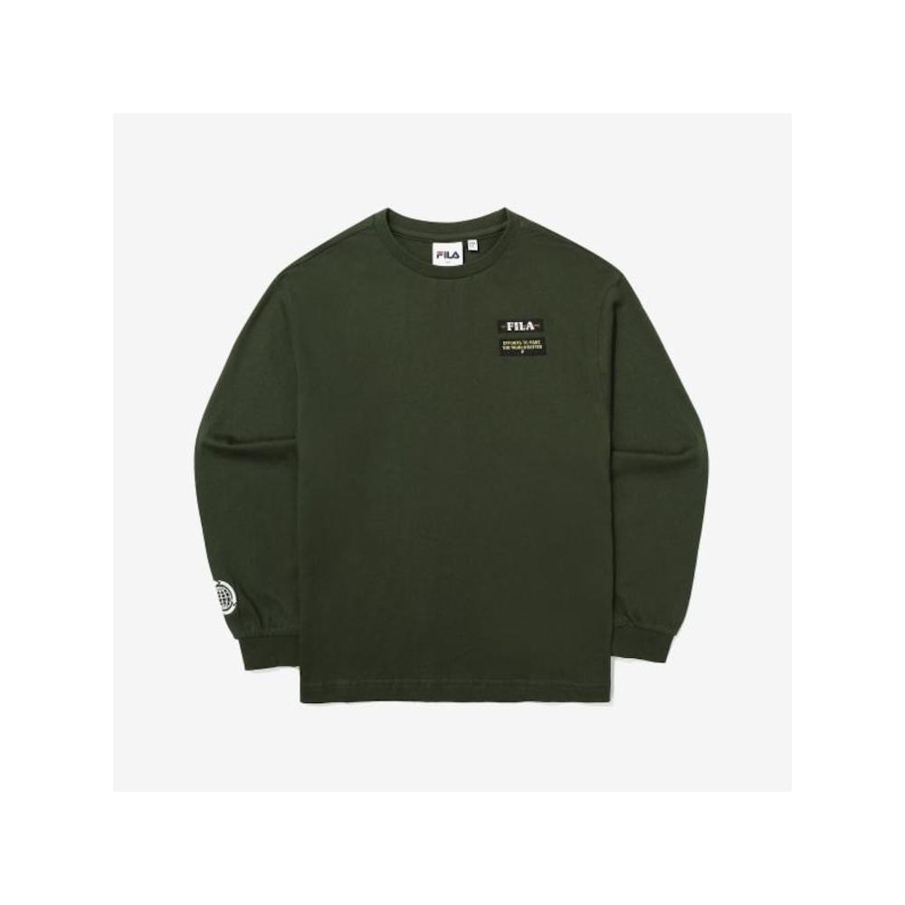 

[fila Kids] Футболка с длинным рукавом с органической маркировкой Fk2rle3172x Khi q0zFk2rle3172xKhi00 KHAKI/130