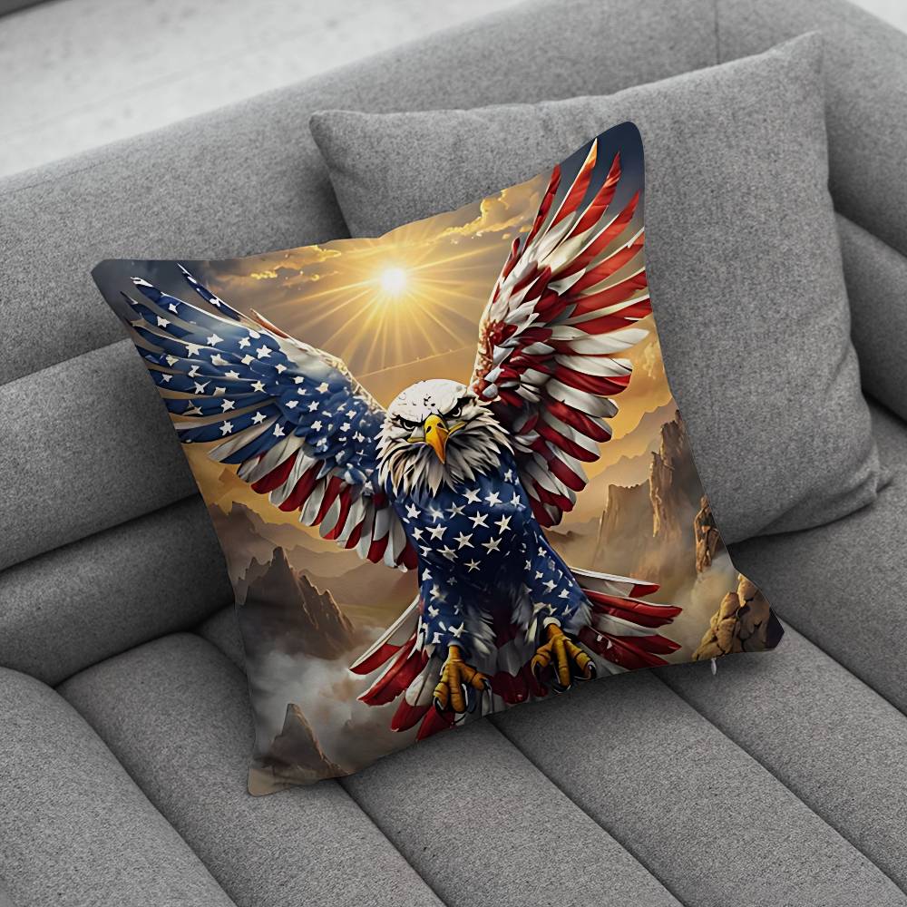 Americans Flag Great Pillow Case Pillowcase Home Sofa Cushions Car Cushions Pillowcover Office Pillowshell Pillow
