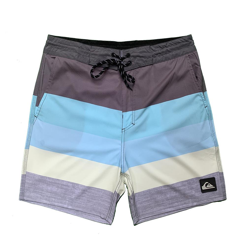 2023 Herren Schnelltrocknende Stretch Surf- & Lauf-Beachshorts, Lässiger Fünf-Punkt-Fitness-Stil