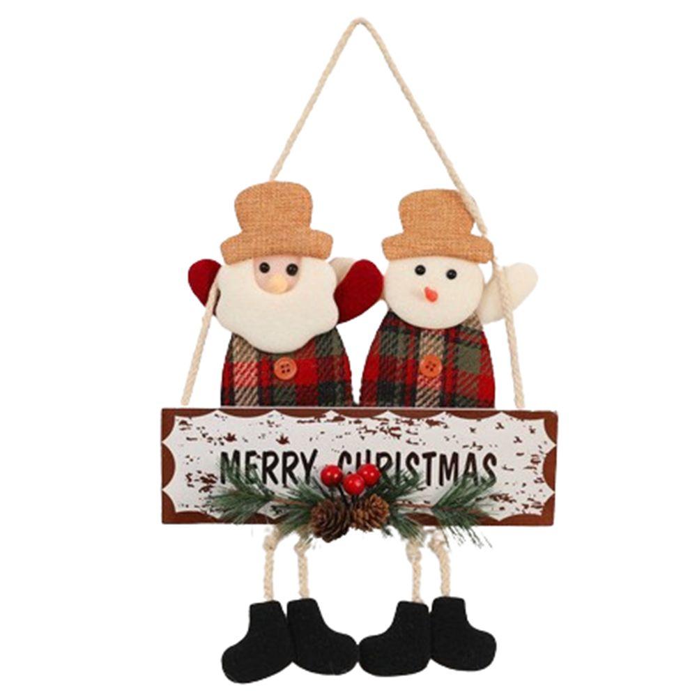 Santa Claus Christmas Pendant Creative Merry Christmas Ornament  Party Decoration