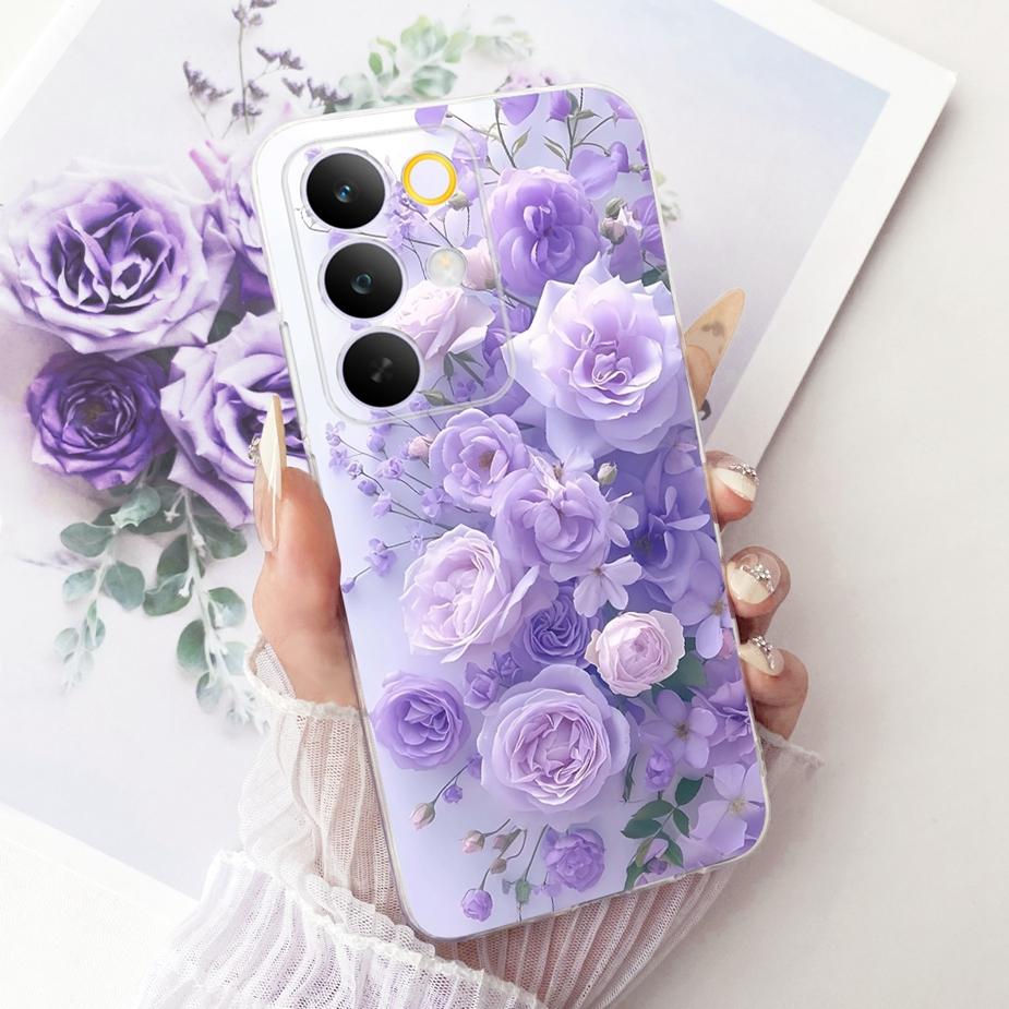 For Realme C85 Pro Case Stylish Flowers Butterfly Painted Cover Soft Slim Phone Case For Realme C85 C 85 RealmeC85 Pro 5G Fundas