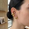 Wassertropfen Mehrschichtig Hohl Ohrclips Gold Ohr Manschette Schmuck Vintage Fake Piercing Ohrringe Damen