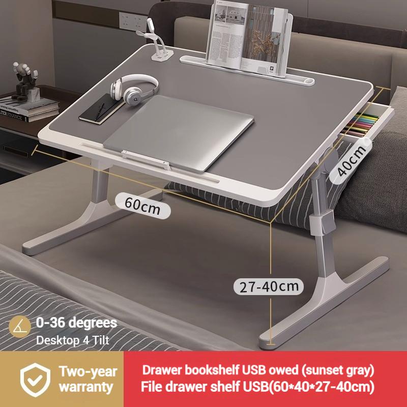 Liftable Multifunctional Folding Table Anti-Slip Laptop Bed Desk Study Work Multi-purpose Portable Lazy Table