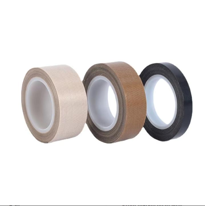 Coated Fiberglass Cloth PTFE Thread Seal Tape Single Sided Silicone Pressure Sensitive Heat-Resistant Insulated Masking (White,10 m(32.81ft)&10mm(0.39in)) белый