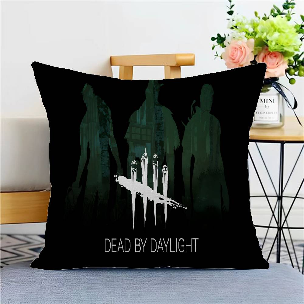 Game D-Daylight By D-Dead Pillow Covers Cartoon Sofa Decorative Home Double-sided Printing Short Plush Cute Cushion Cover