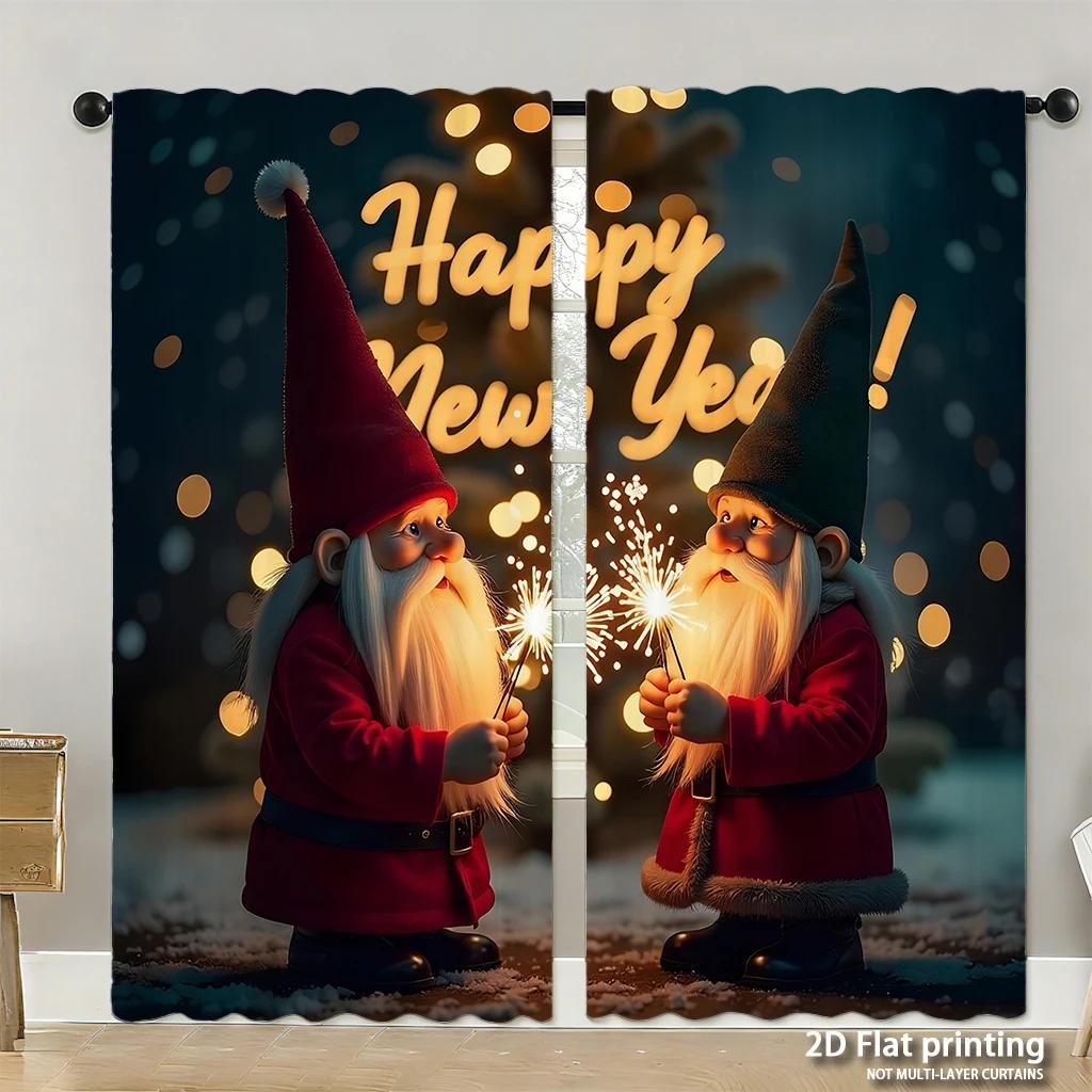 Piece Set High Definition Digital Printed Curtainsthanksgiving Style Pheasant Orange Pumpkins Autumn Leaveshome Decoration Curtain Polyester