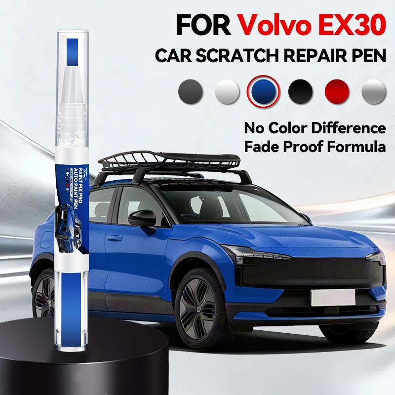For Volvo EX30 Car Paint Repair Pen Touch Up Scratch Remover DIY Auto Accessories Gray White 707 Black 717 Blue Fluorite Yellow