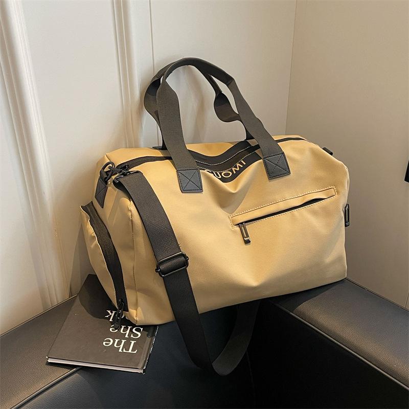 Sports fitness bag Men's small waterproof swimming bag Travel bag Women's large-capacity travel messenger bag Hand luggage bag