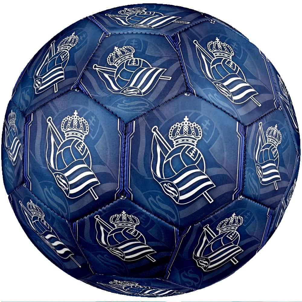 Real Sociedad FC Größe 5 Standard Fußball Langlebiger Trainingsspiel Fußball für Erwachsene Outdoor-Sportarten