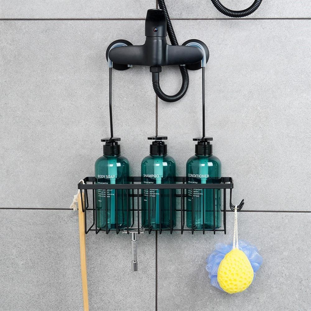 Scaffale da doccia per bagno, da appendere a parete, senza foratura