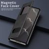 For Samsung Galaxy Z Fold7 5G Case View Window PU Leather Phone Cover