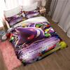 3D Cartoon Gengar 3-Piece Bedding Set — Includes Duvet Cover and Pillowcases. Ideal for Bedroom Decor and Children's Gifts; Suit