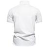 New Design Gradient Printed Cotton Blend Polo Shirts for Men Short Sleeve Summer Fashion Mens Polos