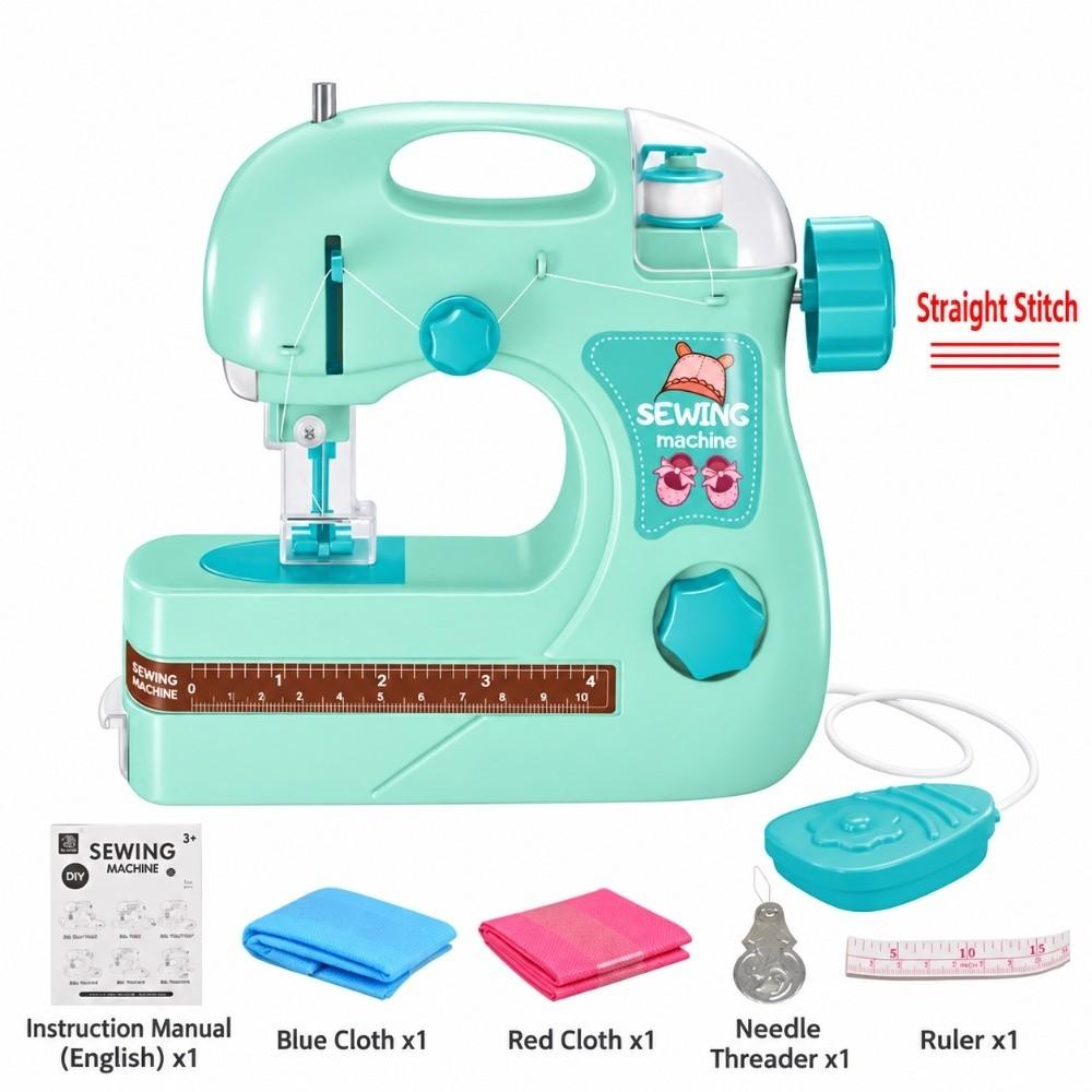 Mini Kids Electric Sewing Machine with Lights Children Sewing Machine  Parent-Child Interaction