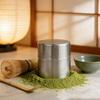 304 Stainless Steel Matcha Powder Jar Airtight Powder Container Durable Storage Canister  Home Use