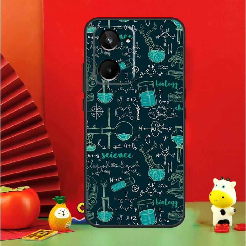 Vintage Chemistry Laboratory For Realme 15 Pro GT7 GT6 10 11 12 13 14 Pro Plus C65 C67 C63 C61 C51 C53 C35 C75 C55 Case