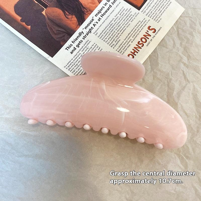 

1pcs Large Size Pink Water Wave Hair Clips 11cm, High-Quality Elegant Versatile Ombre Color Hair Accessories Suitable For Daily детские розовый