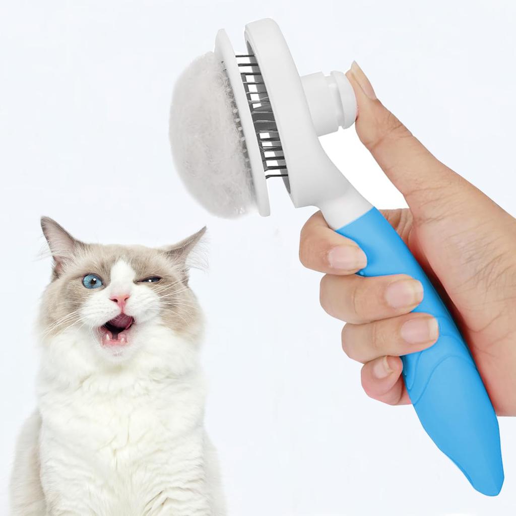 Online Shop Hot Sale Dog Slicker Brush Self Cleaning Grooming Hair Remover Cat Dog Comb Brush