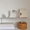 Striped Cotton Standing Tissue Dispenser Easy Cleaning Designs Space Saving Storage Solution for Countertops