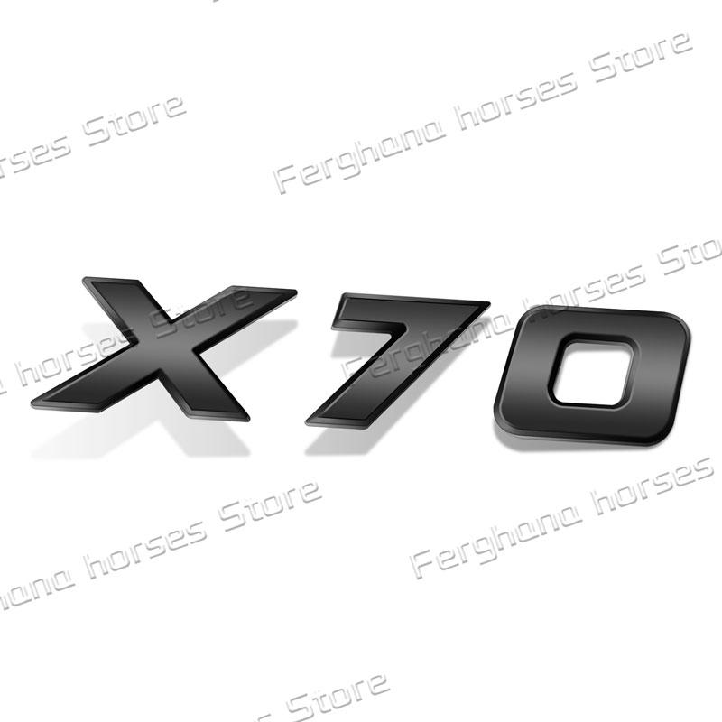 ABS Plastic 3D Letter Logo Car Body Fender Side Emblem Sticker For Proton X70 X50 Rear Trunk Badge Decals Accessories