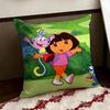 Anime cute DDora the EExplorer Cushion Cover Reversible Soft Durable Pillow Cover Home  Car MultiScene Use for Daily Comfort