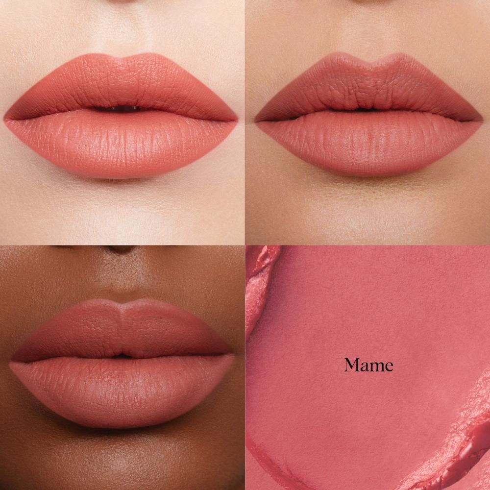 Hung Vanngo Beauty Cremiger Matter Langanhaltender Lippenstift Mit Hyaluronsäure 0,13 oz 3,8 g Mame Mittleres Lebhaftes Rose