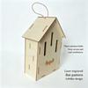 Hanging Bat Shelter House In Wood Construction, Outdoor Bat House for Quiet Tree Placement In Backyard or Yard Use