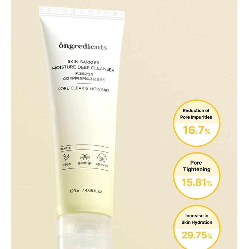 ongredients - Skin Barrier Moisture Deep Cleanser