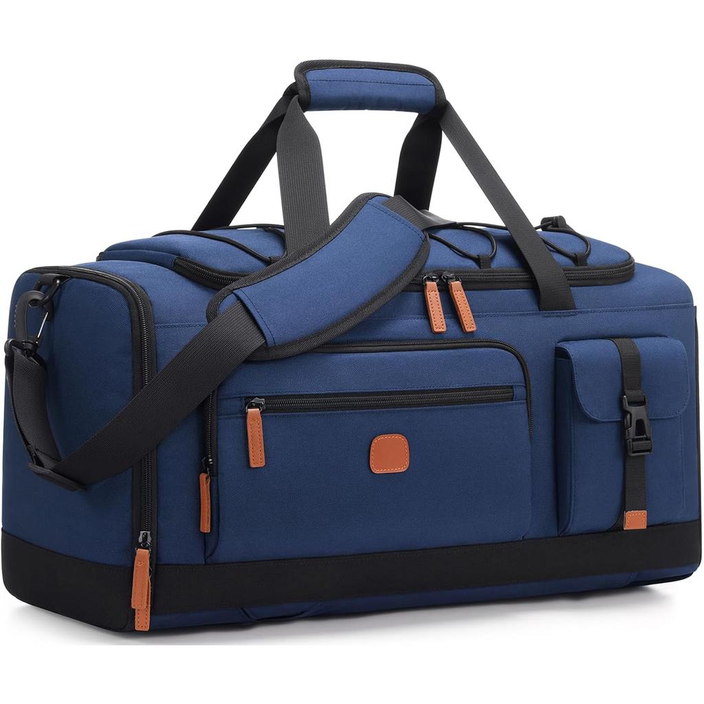 Gym Bag for Men & Women with Shoe & Laptop Compartment, 3-in-1 Sports Travel Duffel, Anti-Theft Carry-On Backpack for Airplane & Workout