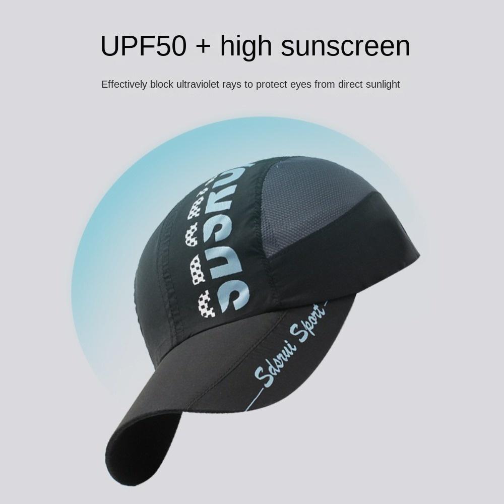 Wide Brim Sun Visor Hat Adjustable Peaked Cap Fashion Sunscreen Cap  Summer