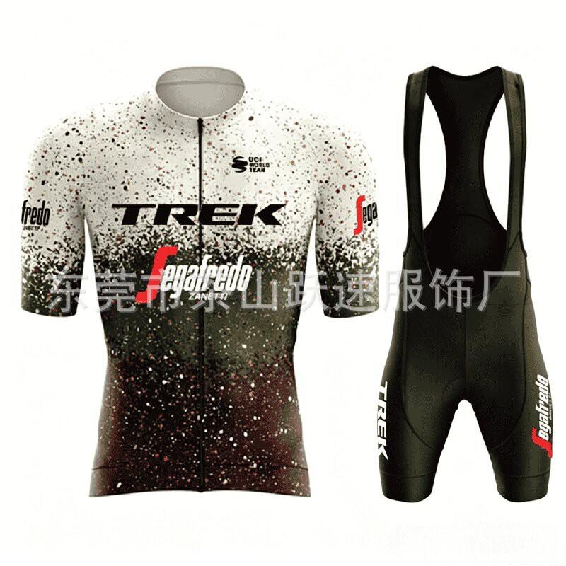 Men Women Cycling Jersey Bib Shorts Set Quick Dry Breathable Bike Riding Outfit Road Mountain