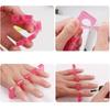 2 Stück Silikon-Zehentrenner, Finger-Abstandshalter für Maniküre, Pediküre, Nagelwerkzeug