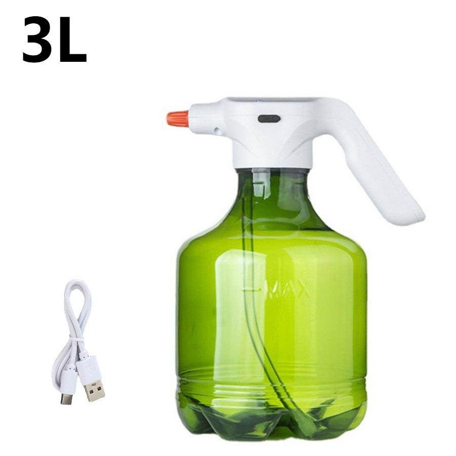 

Convenient Electric Sprayer One Click Water Dispenser Fine Atomization Spray Bottle for Gardening and Cleaning зелений
