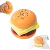 Slow Rising Hamburger Squishy, Soft Silicone Squeeze , Realistic Food Replica With Sesame Seeds Stress Relief Fidget Gift