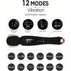 12 Patterns Rechargeable Vibrator Quiet Powerful Massager Digital Display Wand Massager Dildo for Women Couples Adults Pleasure Toys Sex Toys