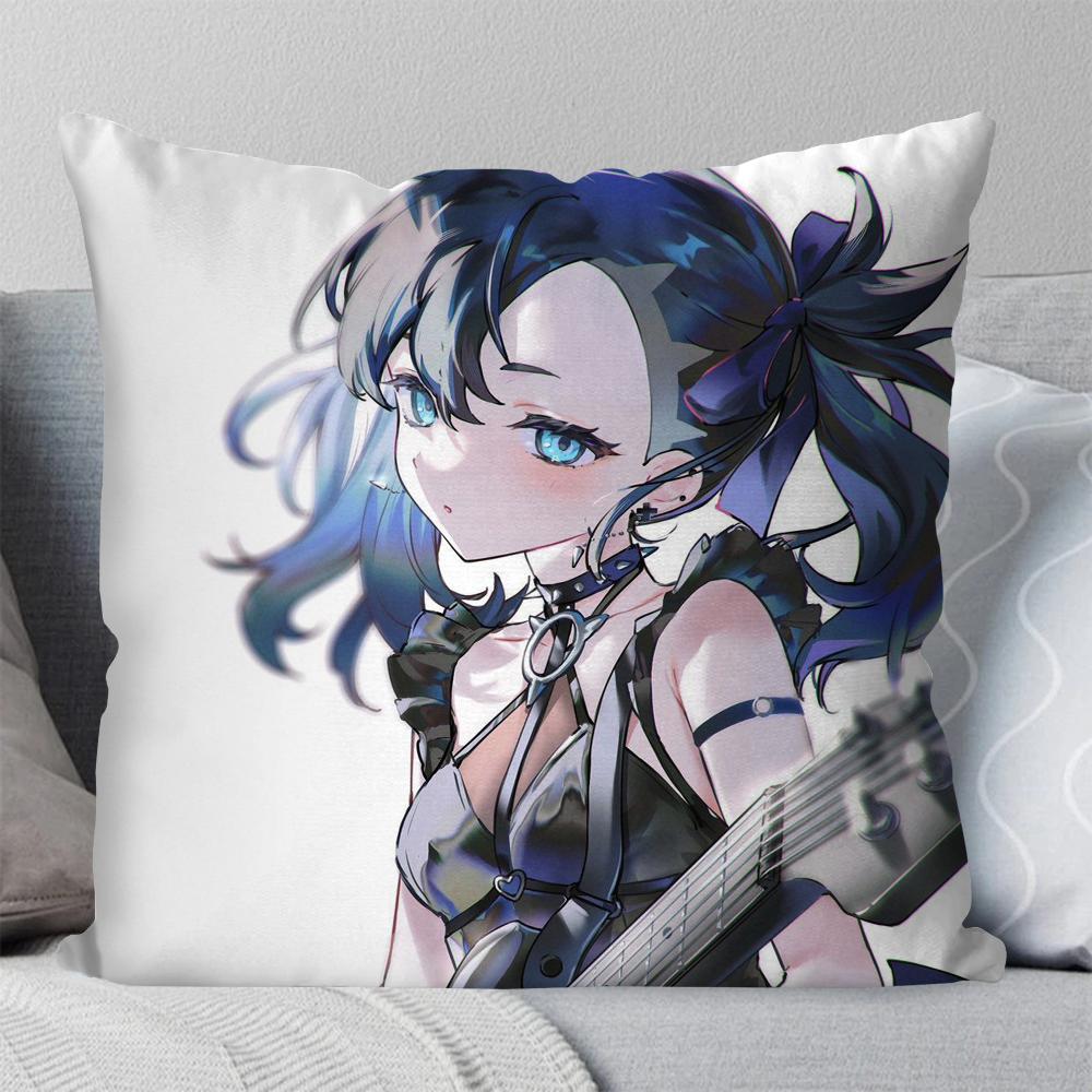 Marnie Animation P-Pokemon Pillow Case Square Pillow Bedroom Sofa Leisure Comfort Cushion Car Living Room Home Decoration 40X40